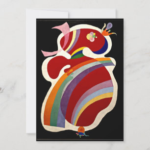 Kandinsky - Red Form (La Forme Rouge) Kaart