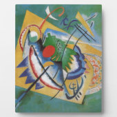 Kandinsky Red Oval Abstract Artwork Green Yellow Fotoplaat (Voorkant)