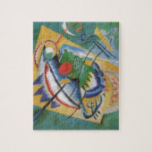 Kandinsky Red Oval Abstract Artwork Green Yellow Legpuzzel (Verticaal)