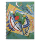 Kandinsky Red Oval Abstract Artwork Green Yellow Notitieboek (Voorkant)