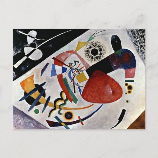Kandinsky - Red Spot II Briefkaart (Voorkant)