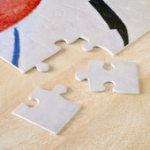 Kandinsky Red Spot Puzzle Legpuzzel (Zijkant)