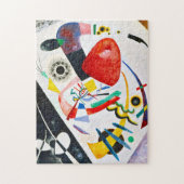 Kandinsky Red Spot Puzzle Legpuzzel (Verticaal)