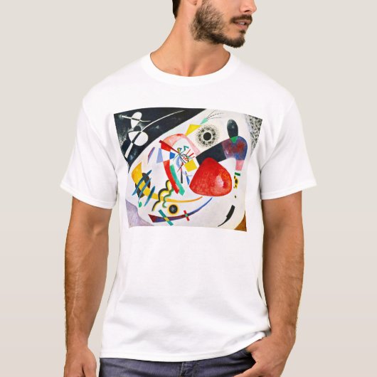 Kandinsky Red Spot T-shirt (Voorkant)