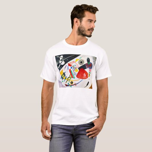 Kandinsky Red Spot T-shirt (Voorkant volledig)