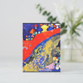 Kandinsky - Red Wall Destiny Briefkaart (Staand voorkant)