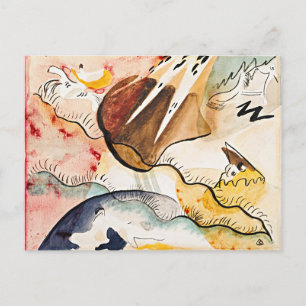 Kandinsky - Regen Landschap, abstracte kunst, Briefkaart