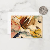 Kandinsky - Regenlandschap, abstracte kunst Notitiekaartje (Voorkant / Achterkant in situ)