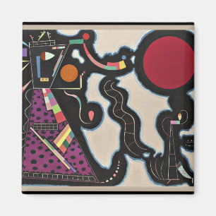 Kandinsky - Rode Cirkel Magneet