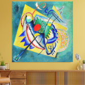 KANDINSKY - RODE OVAAL - 1920 - Bauhaus - Canvas Afdruk (Insitu (Woonkamer))