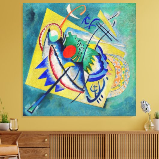 KANDINSKY - RODE OVAAL - 1920 - Bauhaus - Canvas Afdruk (Insitu (Woonkamer))