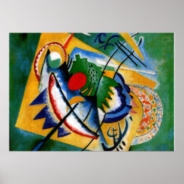 Kandinsky - Rode Ovaal Poster