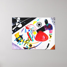 KANDINSKY - RODE PLEK II - 1921 - Bauhaus - Canvas Afdruk