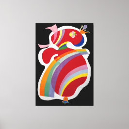 KANDINSKY - RODE VORM (La Forme Rouge) - 1938 - Canvas Afdruk