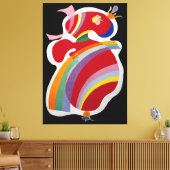 KANDINSKY - RODE VORM (La Forme Rouge) - 1938 - Canvas Afdruk (Insitu (Woonkamer))