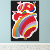 KANDINSKY - RODE VORM (La Forme Rouge) - 1938 - Canvas Afdruk (Insitu (Houten vloer))