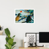 Kandinsky - Romantisch landschap Poster (Thuiskantoor)