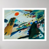 Kandinsky - Romantisch landschap Poster (Voorkant)
