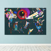 KANDINSKY - ROND DE CIRKEL - 1940 - CANVAS AFDRUK (Insitu (Houten vloer))