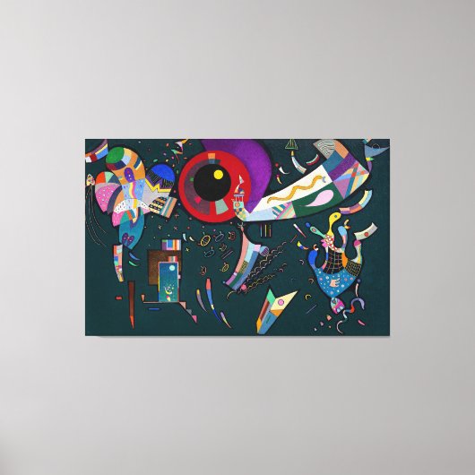 KANDINSKY - ROND DE CIRKEL - 1940 - CANVAS AFDRUK (Voorkant)