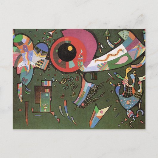 Kandinsky - rond de cirkel briefkaart (Voorkant)