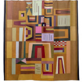 Kandinsky - Roos voor schadeloosstelling Douchegordijn (Voorkant)