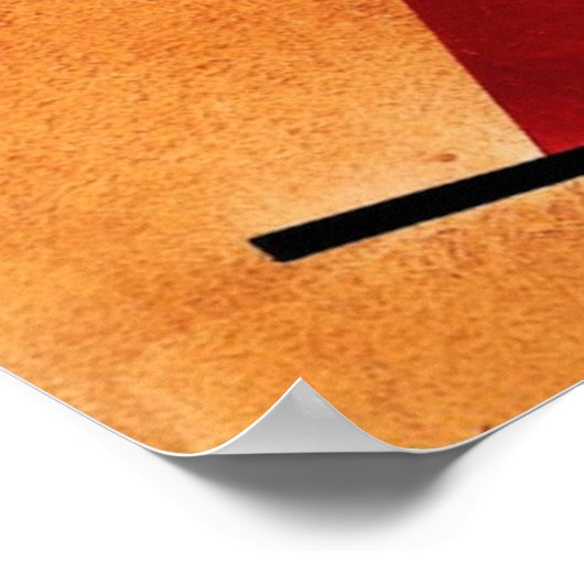 Kandinsky - Rot in Spitzform, 1925 Poster (Hoek)