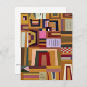 Kandinsky - Roze Compensatie (Voorkant / Achterkant)