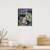 Kandinsky - Russische schoonheid in een landschap Poster (Keuken)
