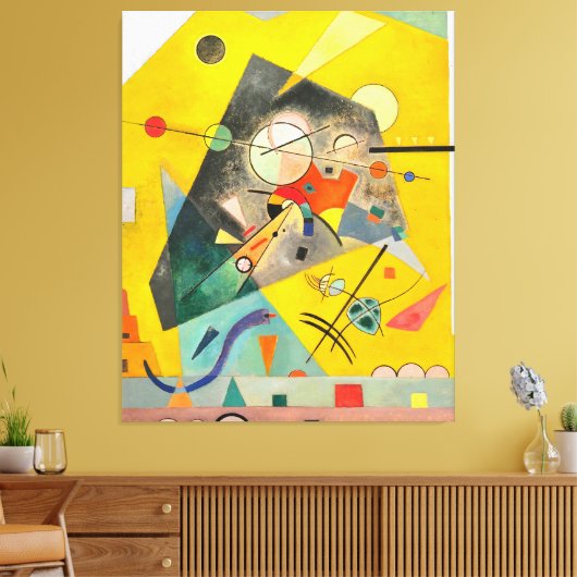KANDINSKY - RUSTIGE HARMONIE - 1924 - Bauhaus - Canvas Afdruk (Insitu (Woonkamer))