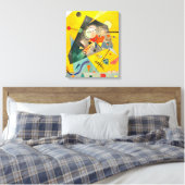 KANDINSKY - RUSTIGE HARMONIE - 1924 - Bauhaus - Canvas Afdruk (Insitu (Slaapkamer))