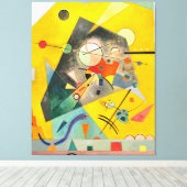 KANDINSKY - RUSTIGE HARMONIE - 1924 - Bauhaus - Canvas Afdruk (Insitu (Houten vloer))