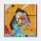 Kandinsky - rustige harmonie, magneet (Voorkant)