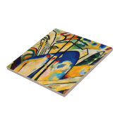 Kandinsky - Samenstelling IV Tegeltje (Zijkant)