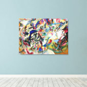 KANDINSKY - Samenstelling VII 1913 Canvas Afdruk (Insitu (Houten vloer))