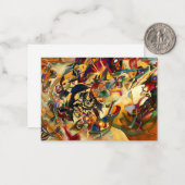 Kandinsky - Samenstelling VII Notitiekaartje (Voorkant / Achterkant in situ)