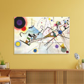 KANDINSKY - Samenstelling VIII 1923 Canvas Afdruk (Insitu (Woonkamer))