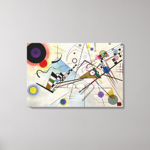 KANDINSKY - Samenstelling VIII 1923 Canvas Afdruk