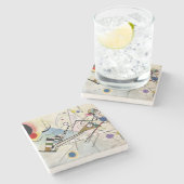 KANDINSKY - Samenstelling VIII 1923 Stenen Onderzetter (Zijkant)