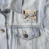 KANDINSKY - Samenstelling VIII 1923 Vierkante Button 5,1 Cm (In situ)