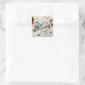 KANDINSKY - Samenstelling VIII 1923 Vierkante Sticker (Tas)