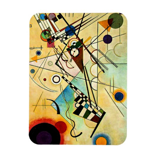 Kandinsky - Samenstelling VIII Magneet (Verticaal)