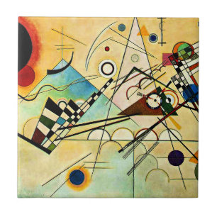 Kandinsky - Samenstelling VIII Tegeltje