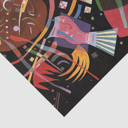 Kandinsky - Samenstelling X Tissuepapier (Detail)