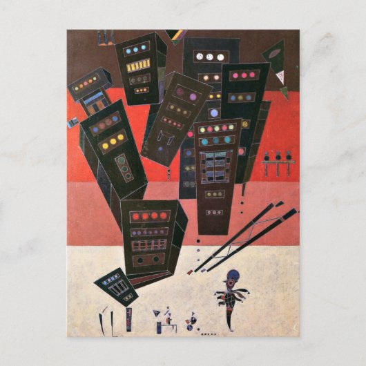 Kandinsky - Schaduwen Briefkaart (Voorkant)