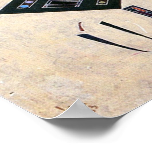 Kandinsky - schaduwen poster (Hoek)