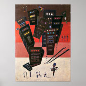 Kandinsky - schaduwen poster (Voorkant)