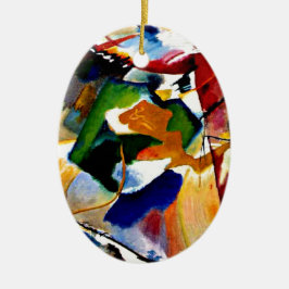 Kandinsky - Schilderen met Groen Centrum Keramisch Ornament