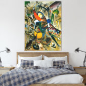 KANDINSKY - SCHILDEREN MET PUNTEN - 1919 -abstract Canvas Afdruk (Insitu (Slaapkamer))
