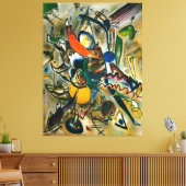 KANDINSKY - SCHILDEREN MET PUNTEN - 1919 -abstract Canvas Afdruk (Insitu (Woonkamer))